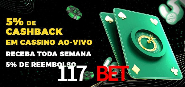 Promoções do cassino ao Vivo 117 BET